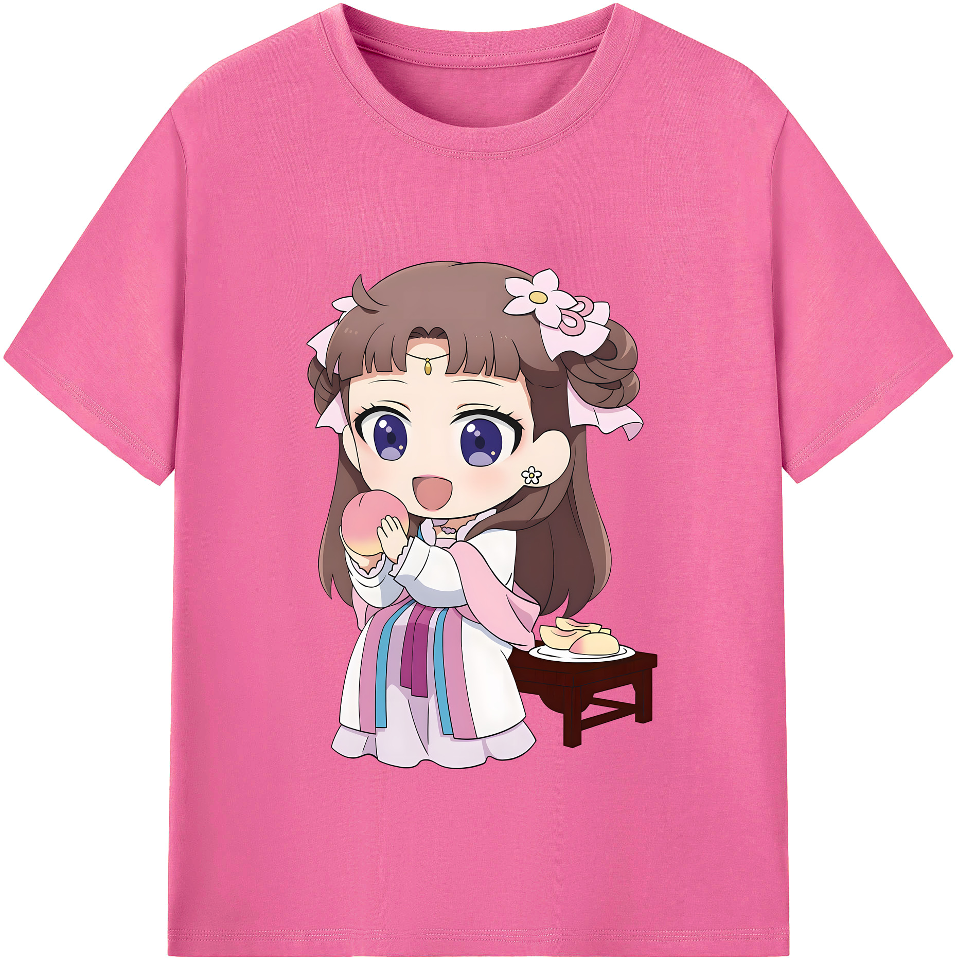 （画像用） 薬屋のひとりごと The Apothecary Diaries レディースカジュアルプリントTシャツ（綿100％）